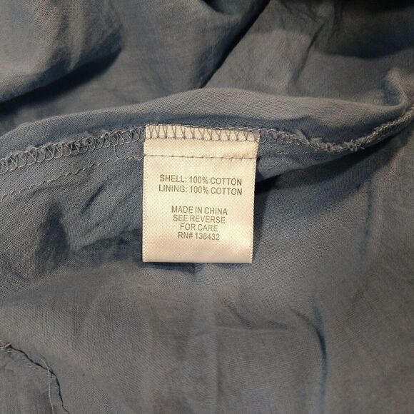 Modcloth Happiness and Cheers A Line Chambray Dress Size XL Retro Sleeveless - Picture 6 of 8